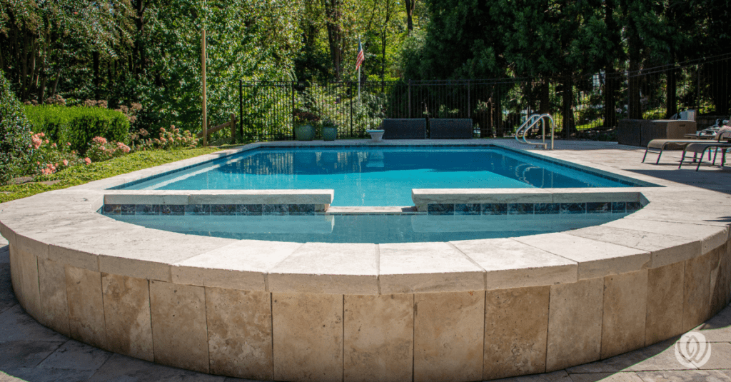 pool tile and coping