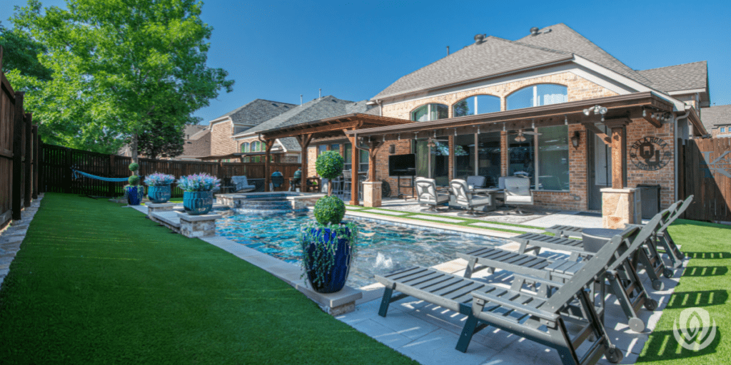 pool and hot tub